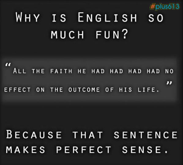 English is simple