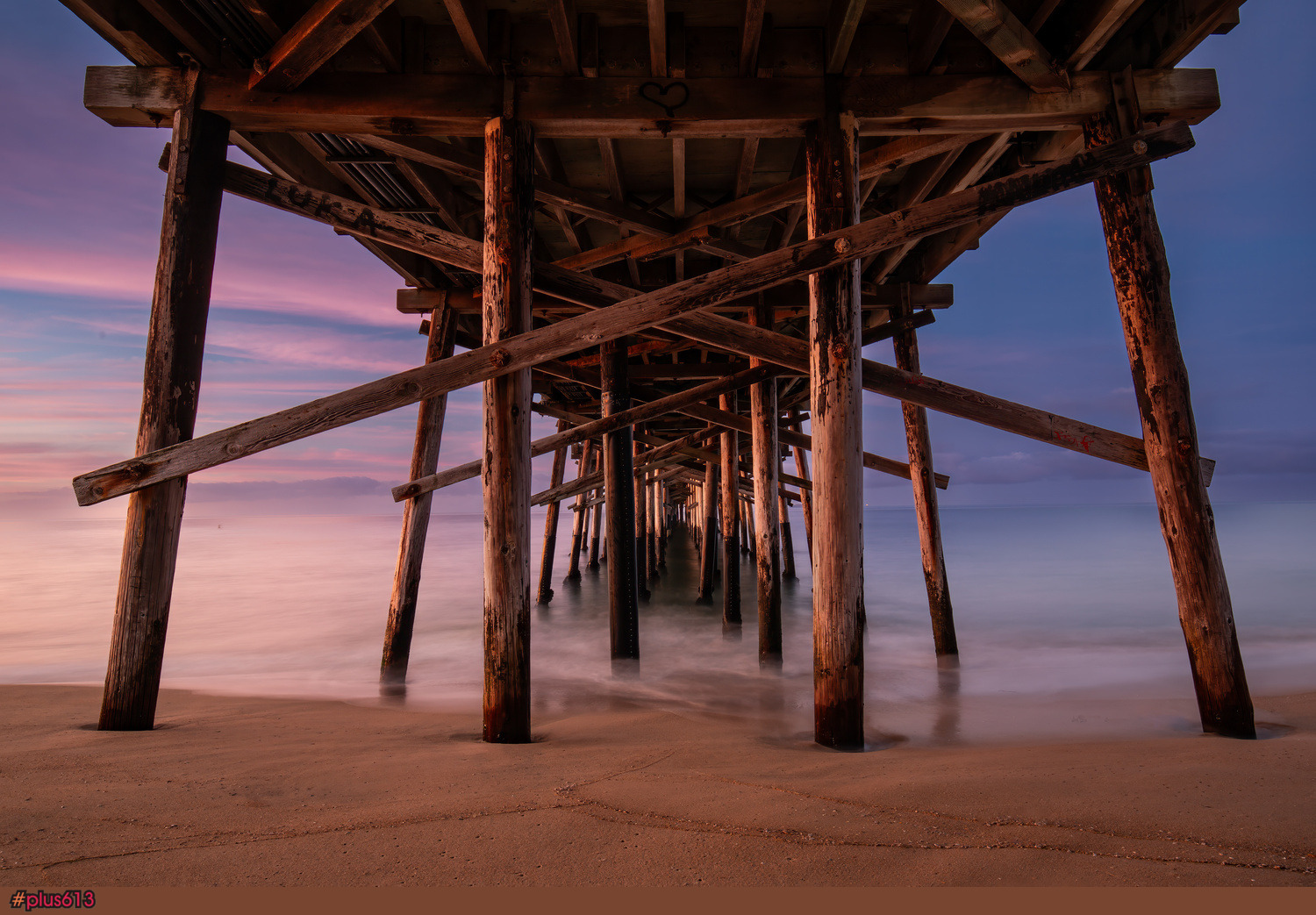 Under the Pier at Sunrise by Matt Krofcheck