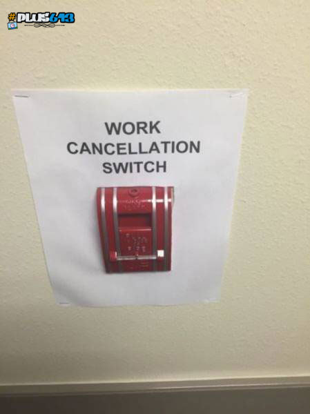 Work cancellation switch