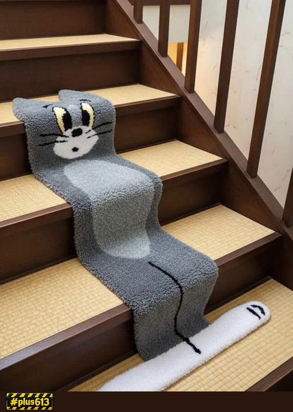 Tom waiting to slip you up