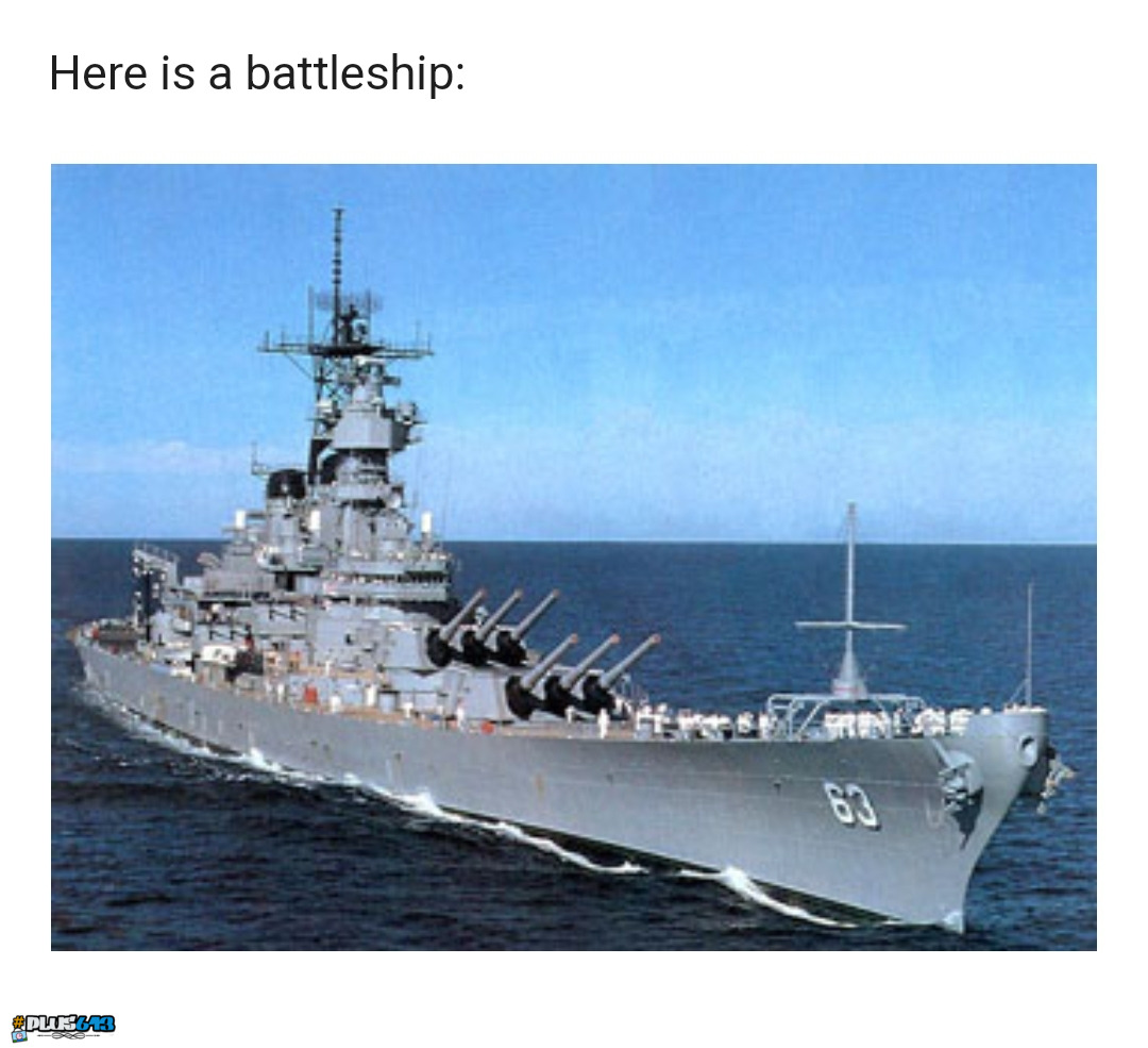 Here is a battleship 