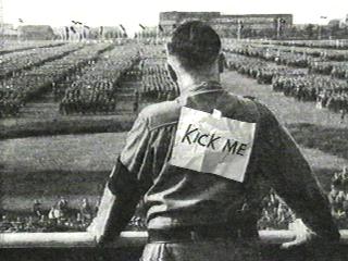 Hitler addresses the crowd
