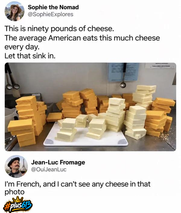 Cheeseless cheese table?