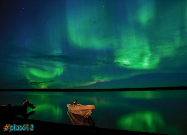 Northern Lights Display caused by recent Solar Flare