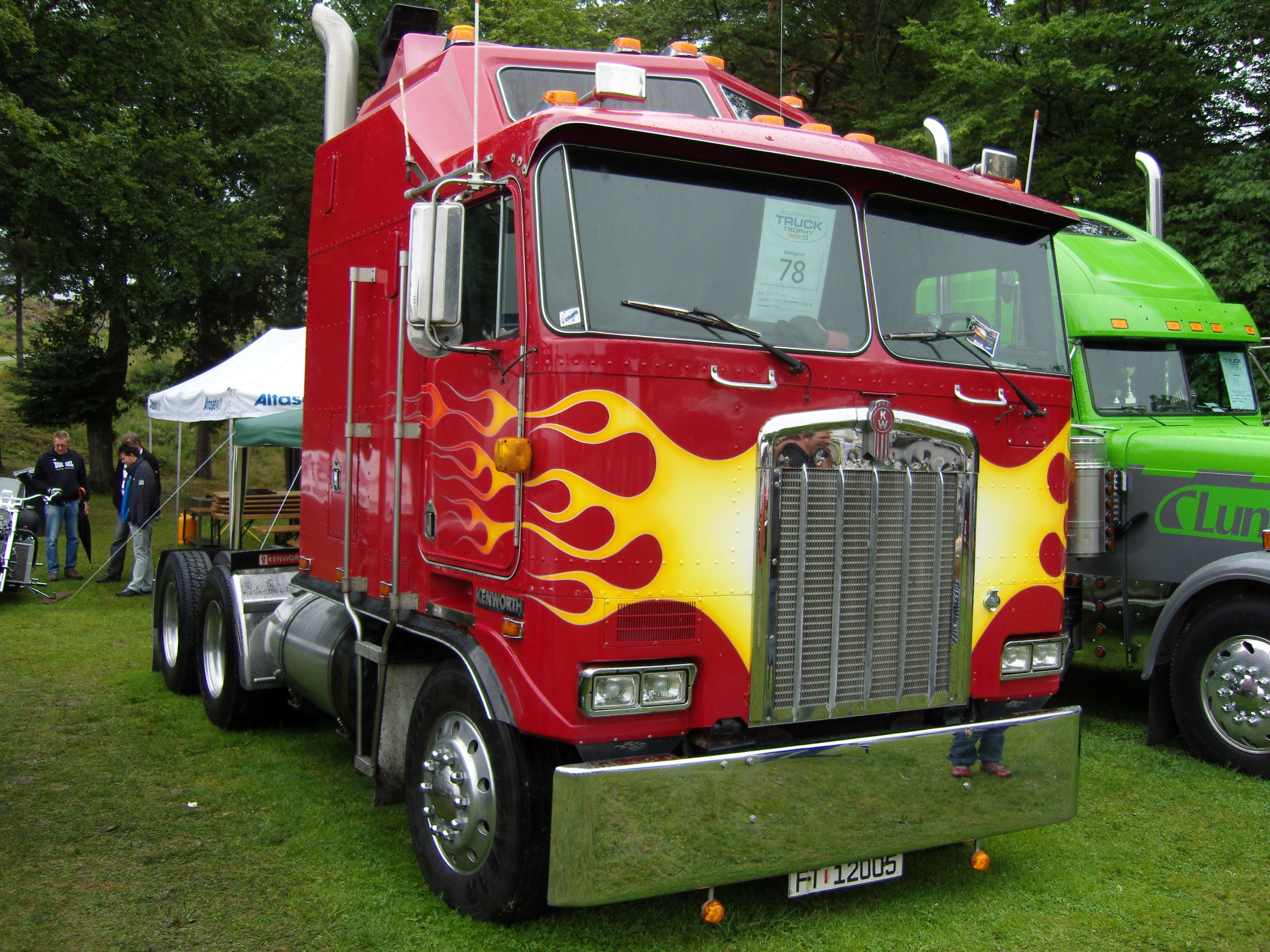 flame truck