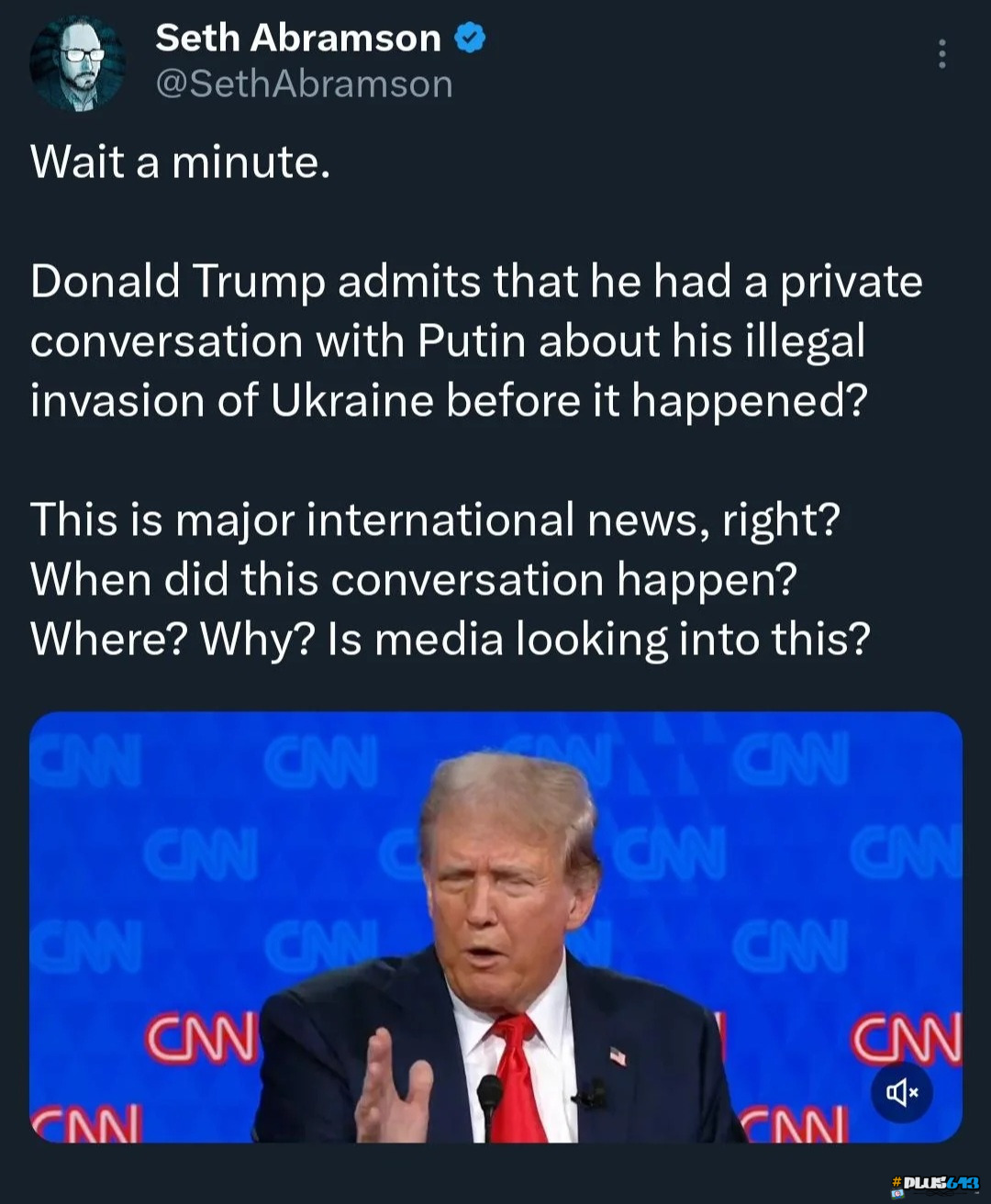 I'm sure he'll fix things
