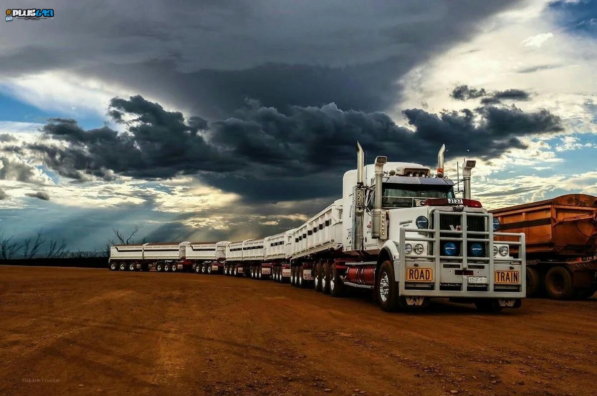 Road train; a real truck.