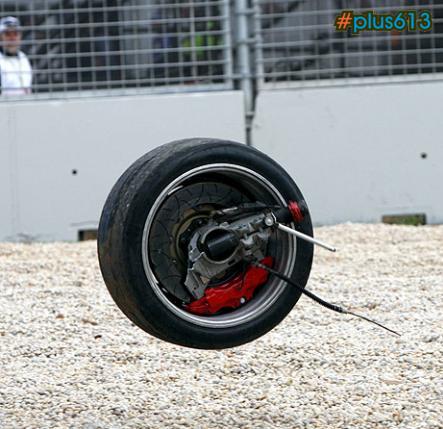 Jim Richards Wheel after finding wall
