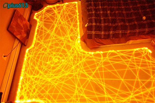 Long-Exposure Shot of a Roomba's Path Shows Beautifully Organized Chaos