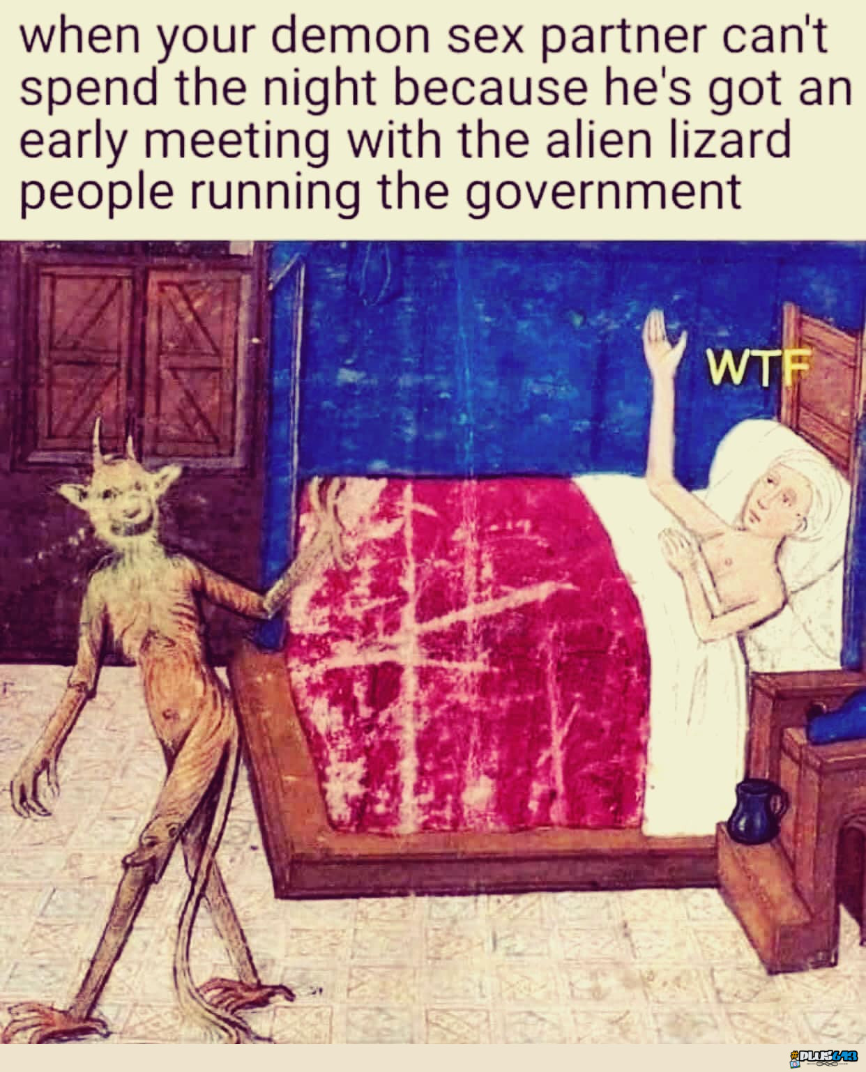 Damned lizard people
