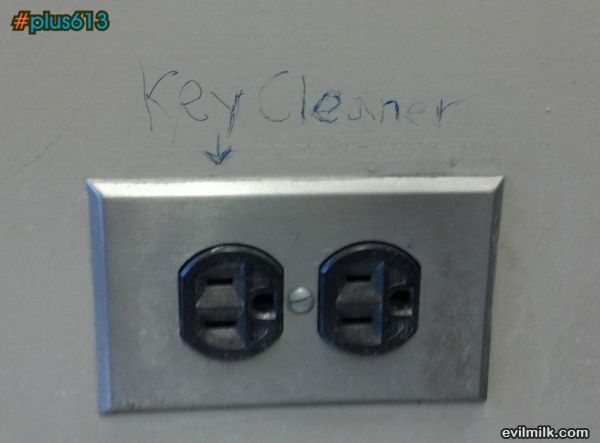 Clean your keys...