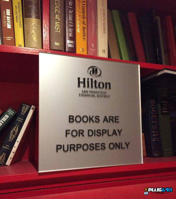 Do not read the books