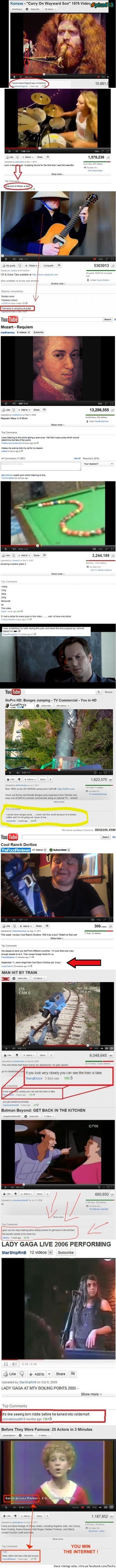 Some of the best Youtube comments.