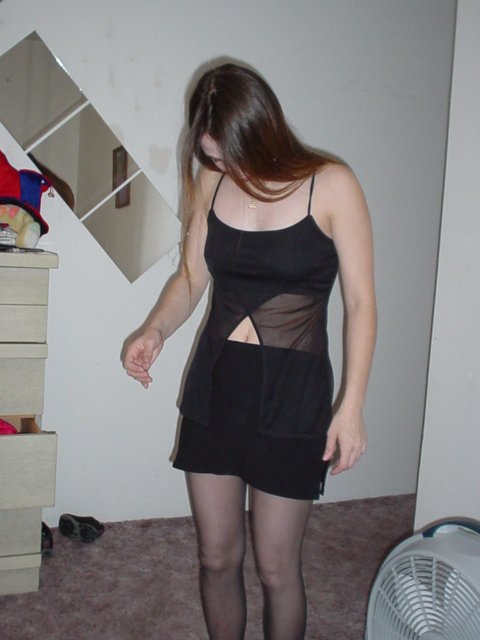 hot girlfriend getting ready to go out