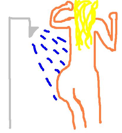 sweet ass in shower