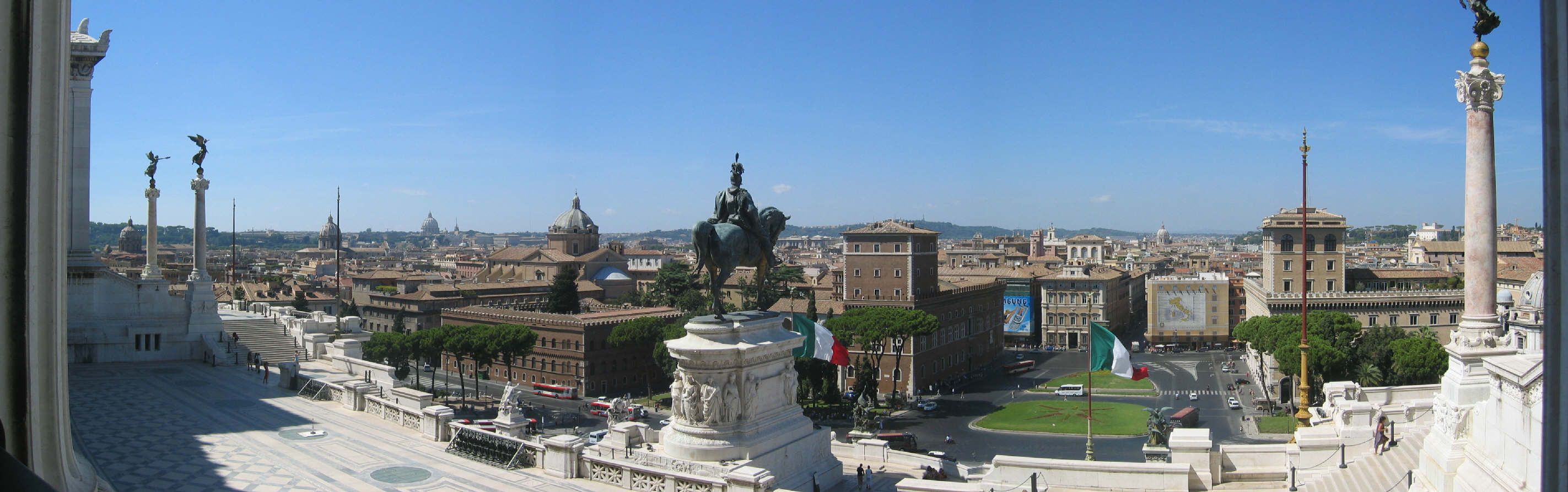 View from Vittoriano (2), Rome, Italy