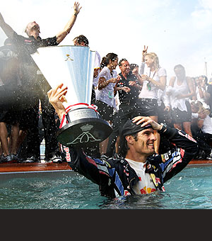 Mark Webber (AUS) wins the Monaco Formula One Grand Prix