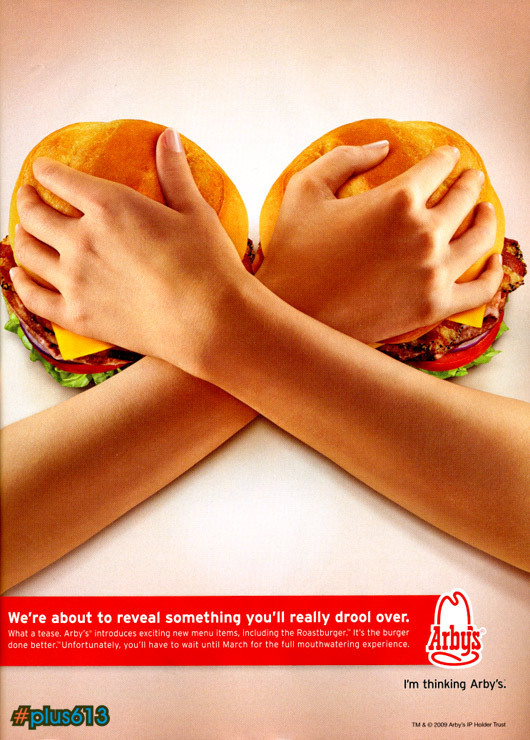 Arby's burgers-as-boobs campaign?