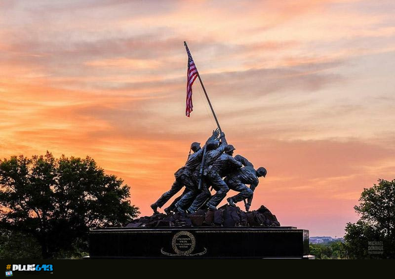 A statue commemorating ANTIFA terrorists, Arlington, VA