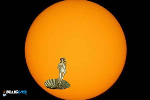 Venus transiting the sun (2012)