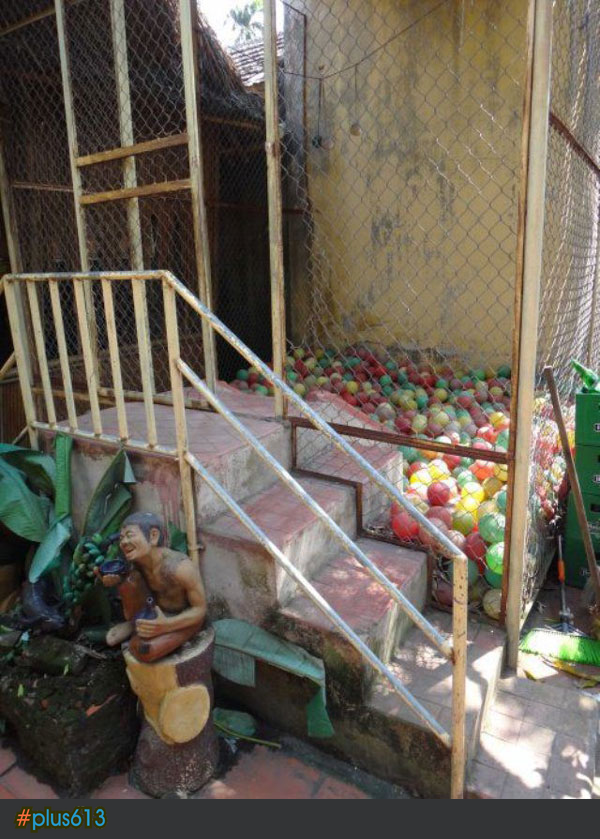 Ball pit torture chamber