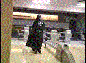 why i hate bowling with darth vadar