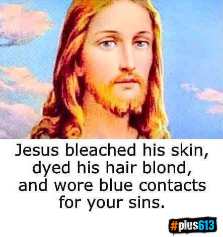 White Jesus for pale people