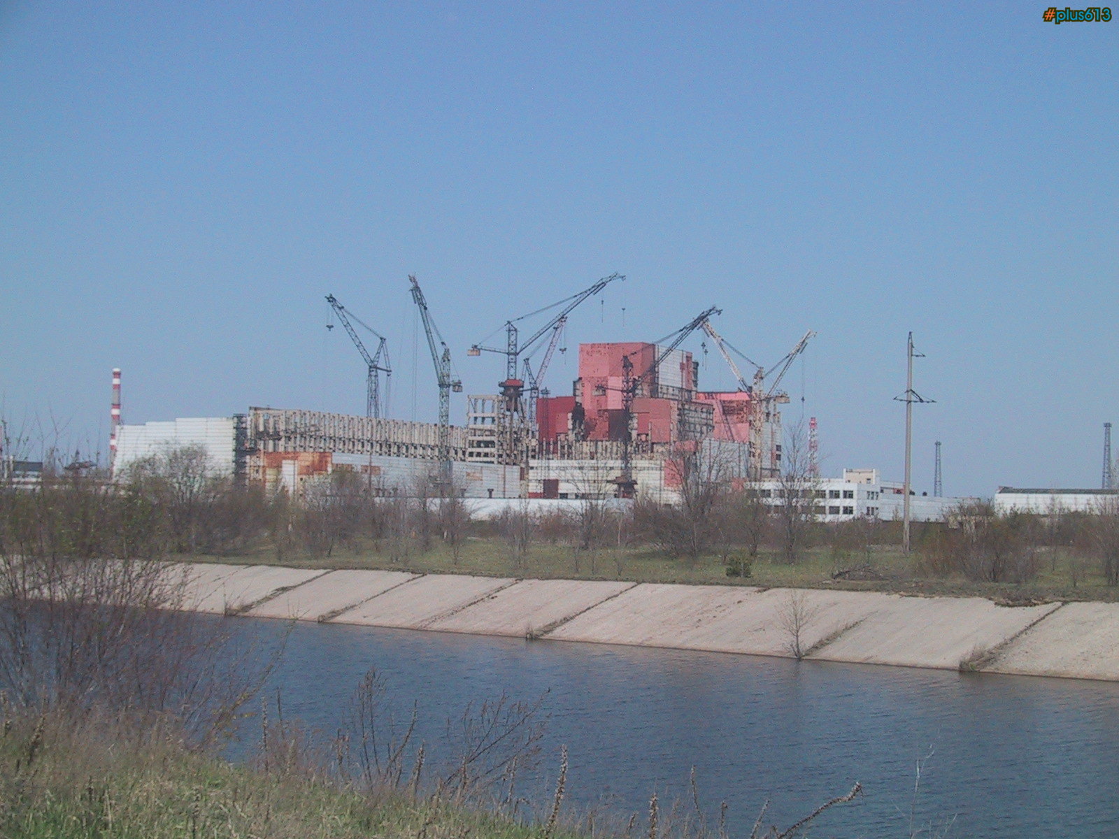 Chernobyl - construction of (never completed) reactors 5 - 8