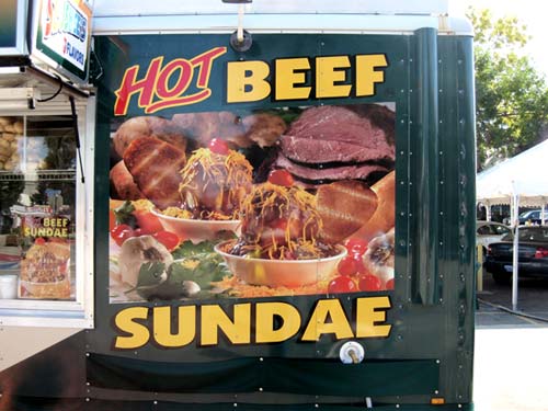 hot beef sundae 