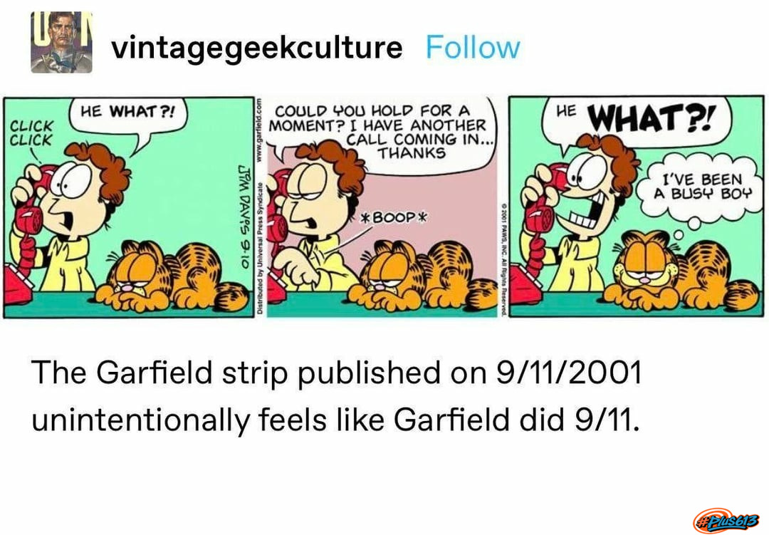 It was always Garfield