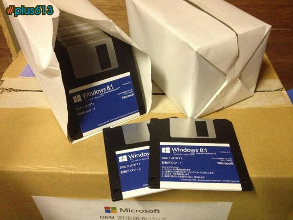 Windows 8.1 on floppy