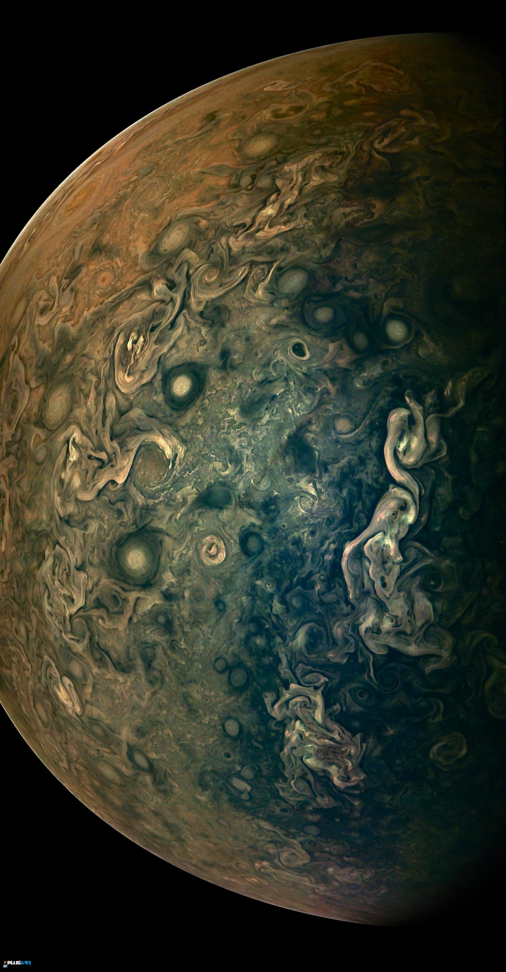 Latest NASA Juno spacecraft view of Jupiter