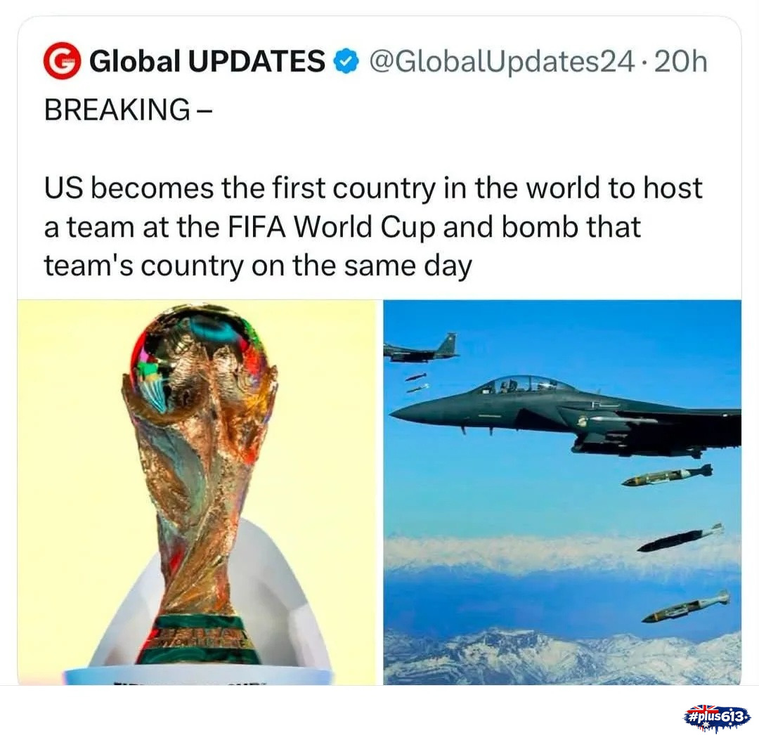 Good thing he got that FIFA peace prize