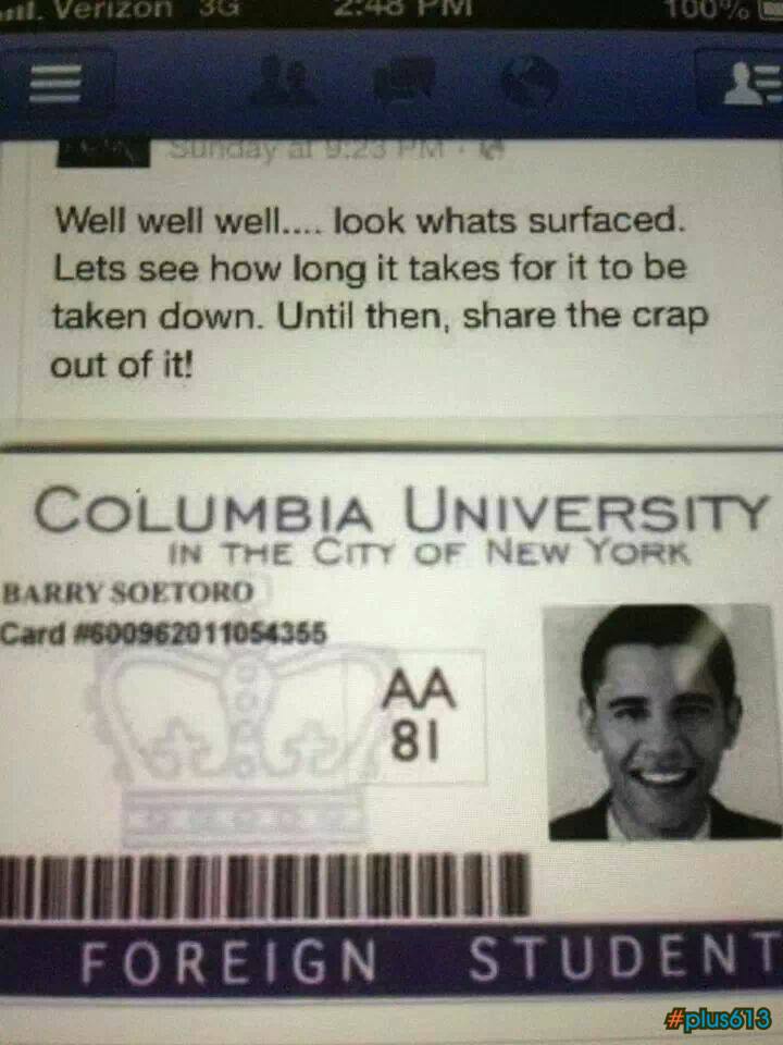 Foreign Student... Impeach the fuck