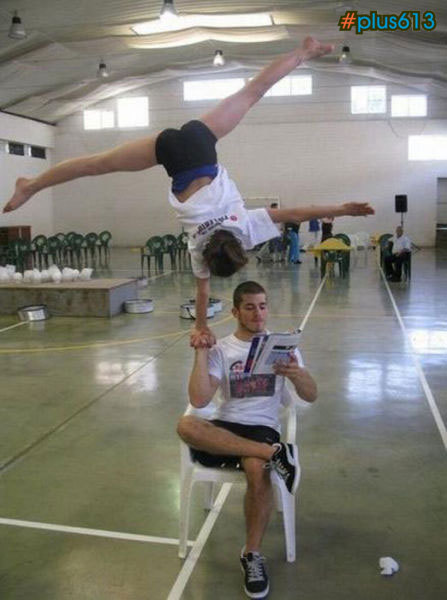 Casual reading gymnastics