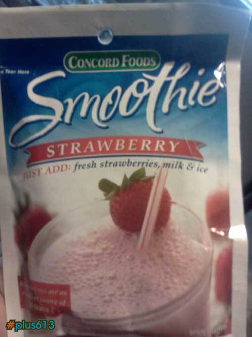 Instant smoothie, just add all ingredients