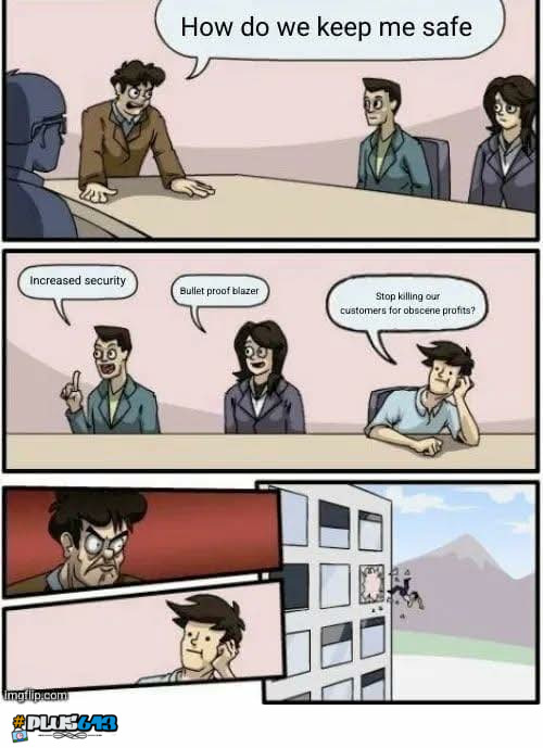 Must have huge profits