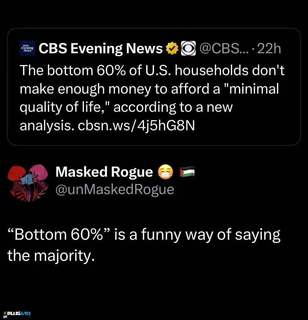 We should be rioting in the streets 