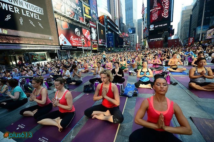 Summer Solstice Celebration in Times Square