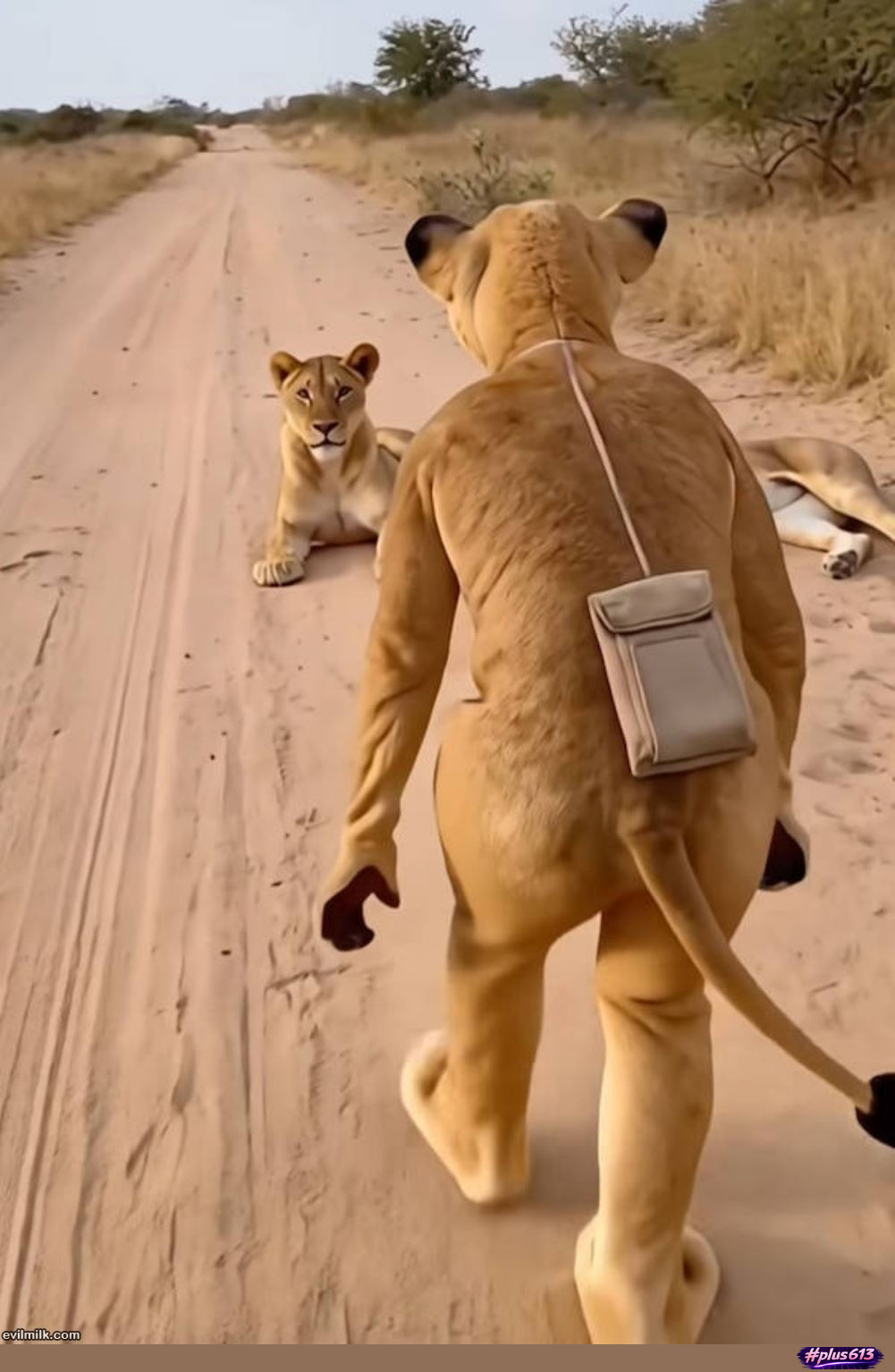 DK on Furry safari