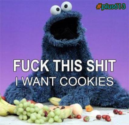Cookie monster says...