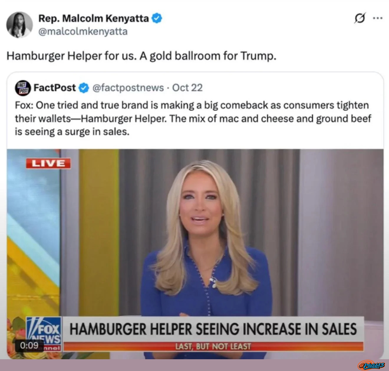 Let them eat Hamburger Helper 