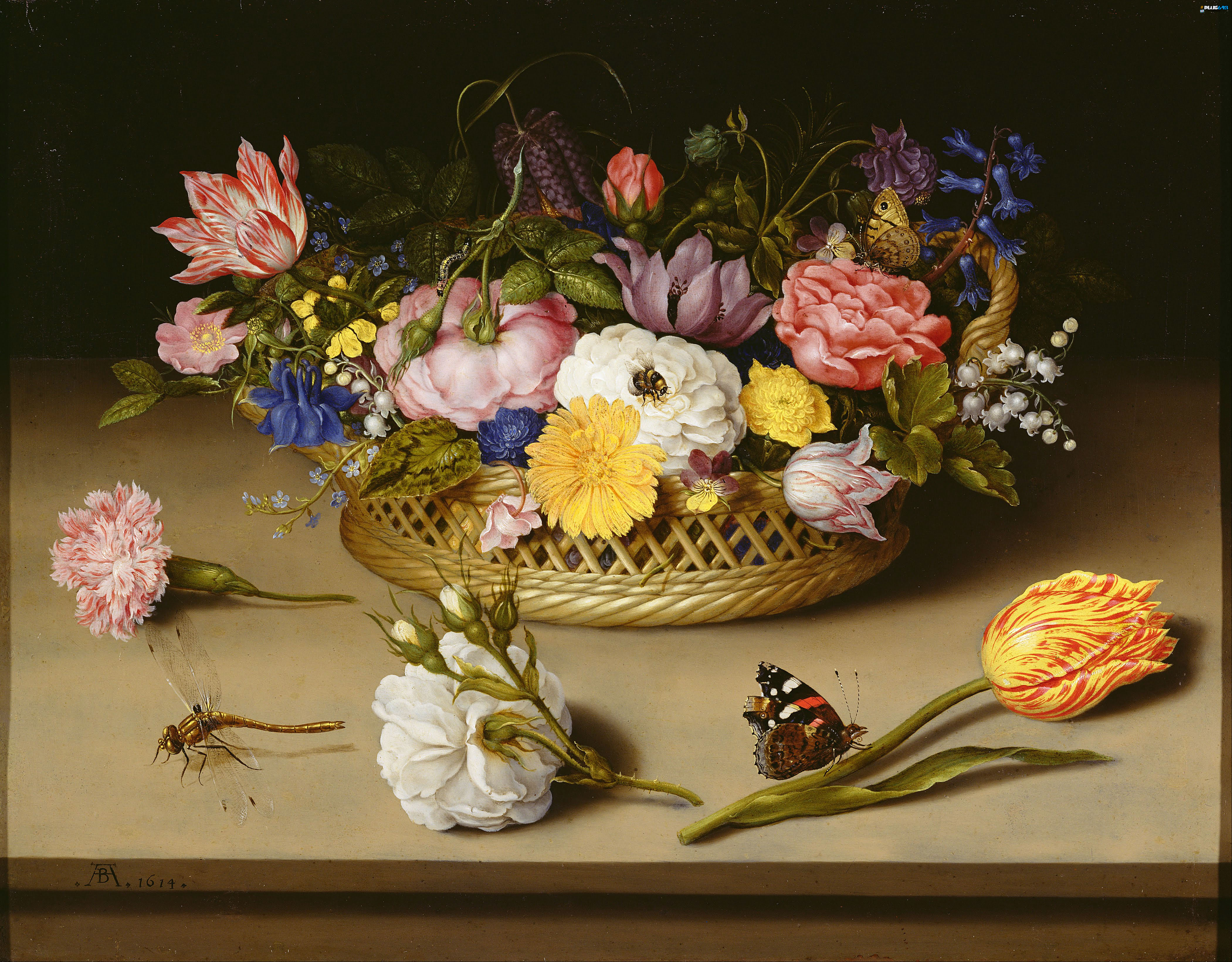 Ambrosius Bosschaert the Elder (Dutch) Flower - Still Life