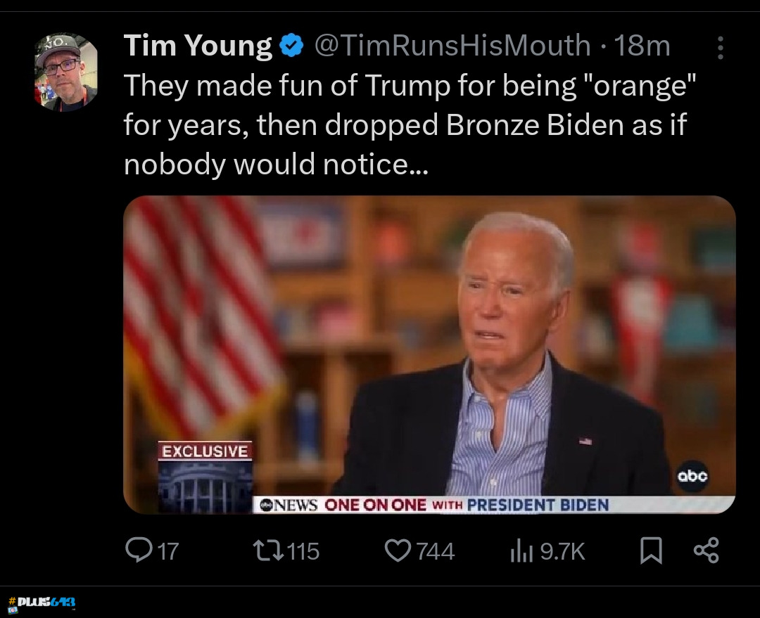 Orange man bad lol
