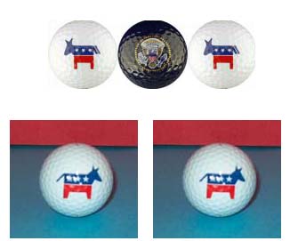 Democratic Golf Balls