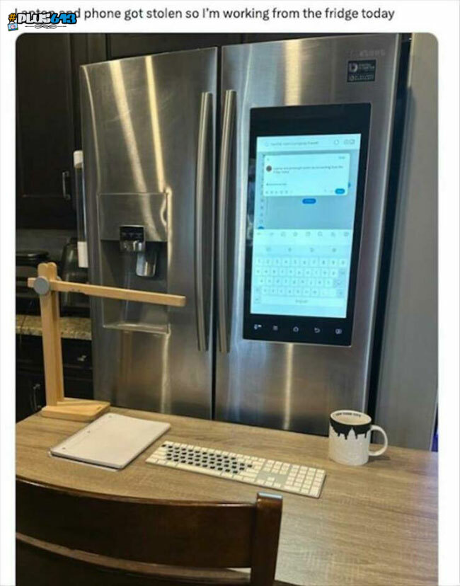 Working From Fridge