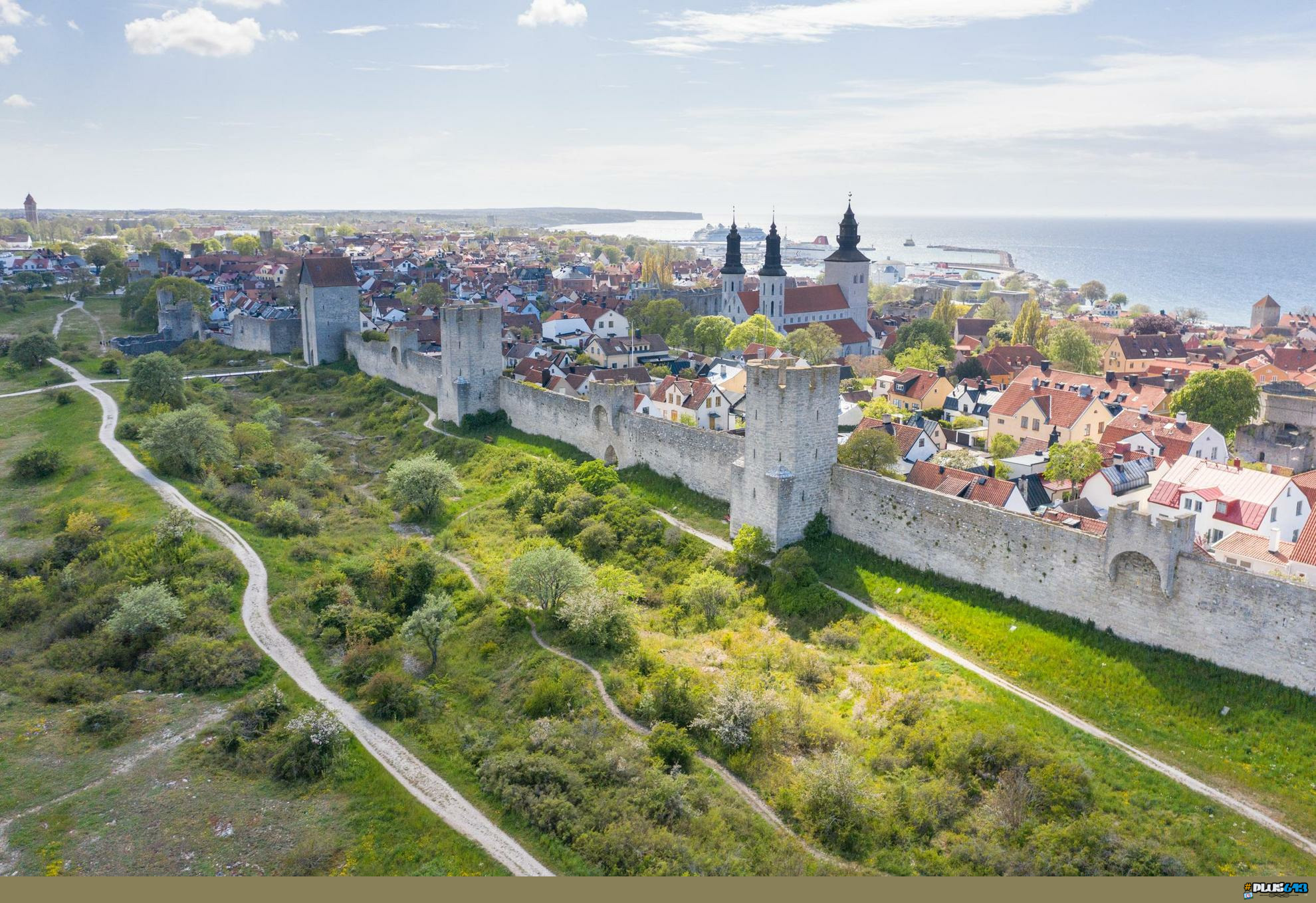 Visby, on the Island of Gotland in Sweden.
