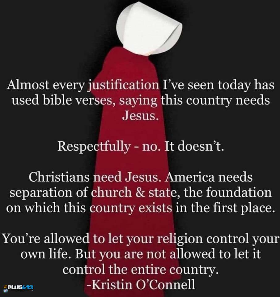 Freedom of religion also means freedom from religion