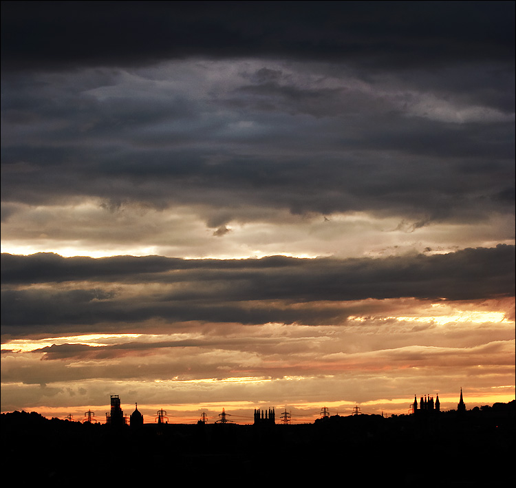 Silhouette of Oxford, England, 2006