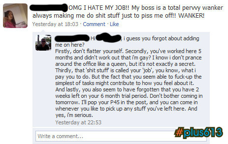 Why you shouldn't add your boss on Facebook